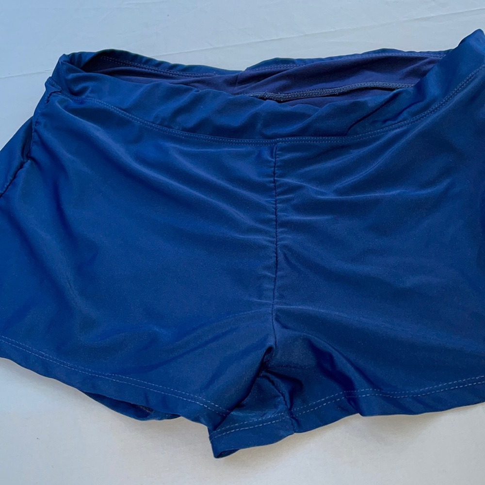Blue swim separate bottom